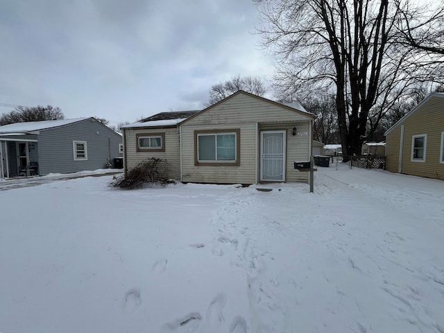 view of front of home