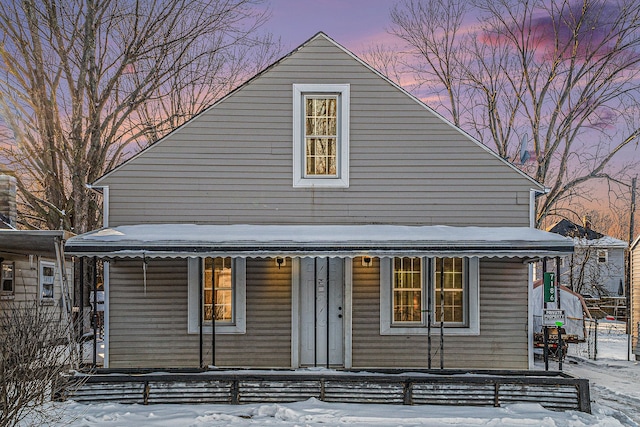 view of front facade