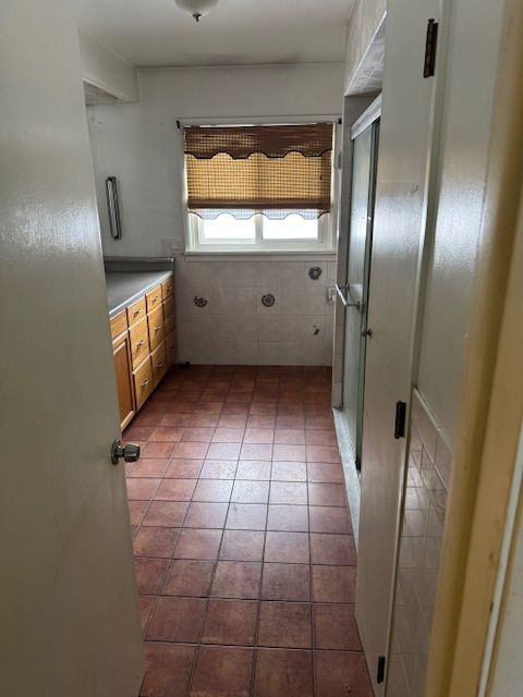 bathroom featuring tile patterned floors