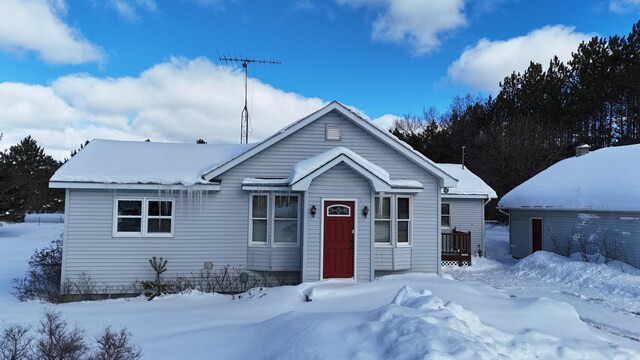 view of front of home