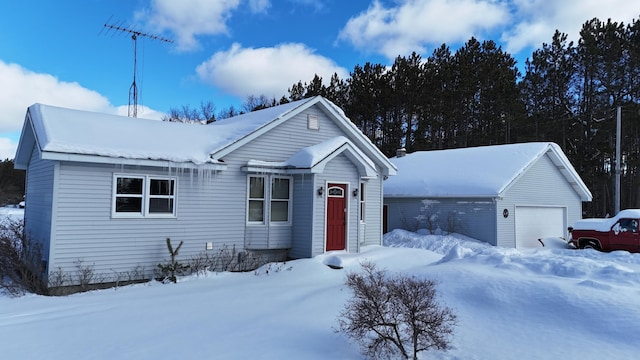 ranch-style house with a garage