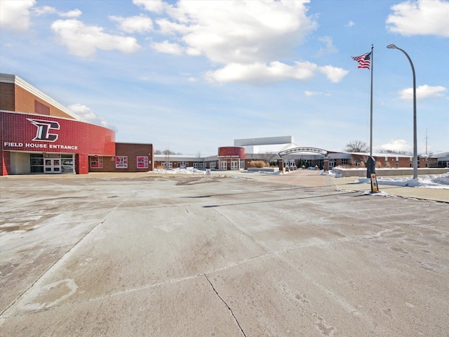 view of car parking