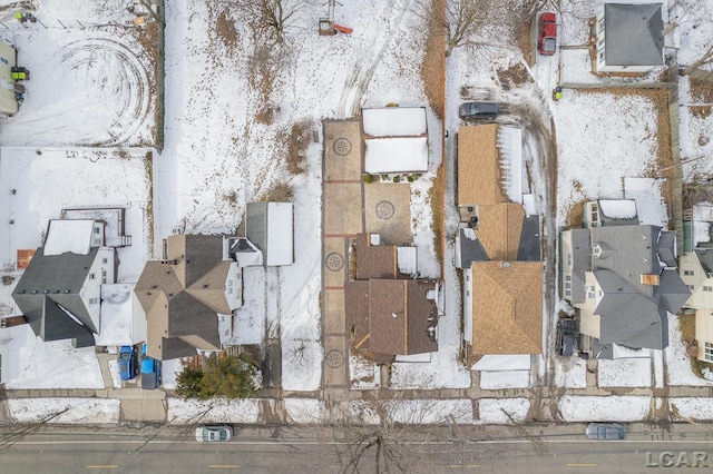 birds eye view of property featuring a residential view