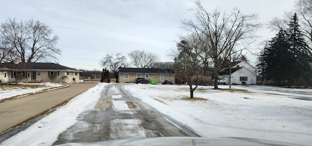 view of street with a residential view