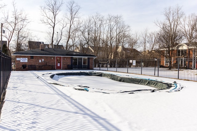 pool featuring fence