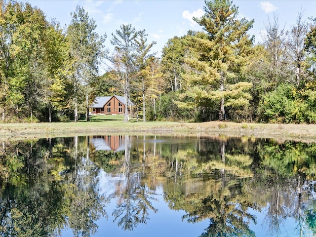 view of water feature