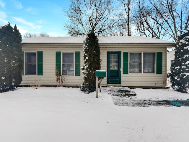 view of front of house