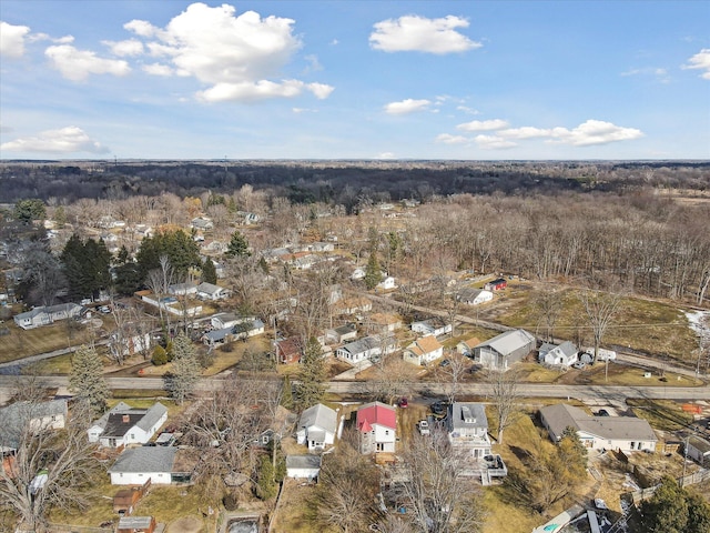 birds eye view of property featuring a residential view