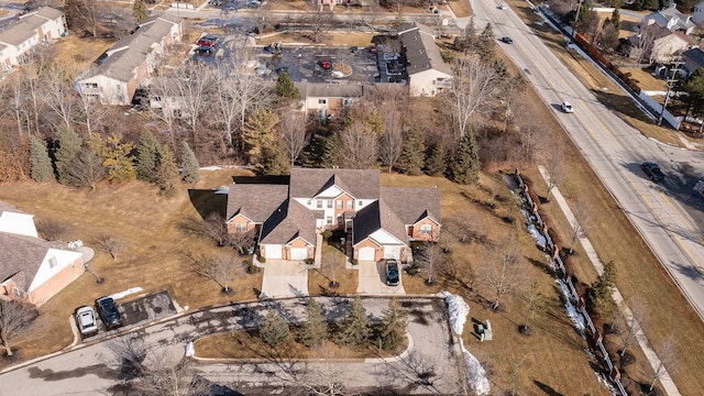 drone / aerial view featuring a residential view