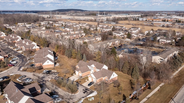 bird's eye view featuring a residential view