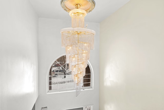 35316 Burgundy, Sterling Heights, MI 48312 - details featuring an inviting chandelier