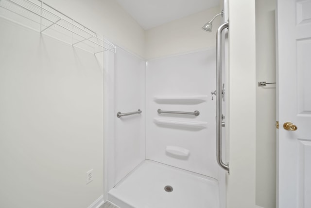 full bathroom with walk in shower