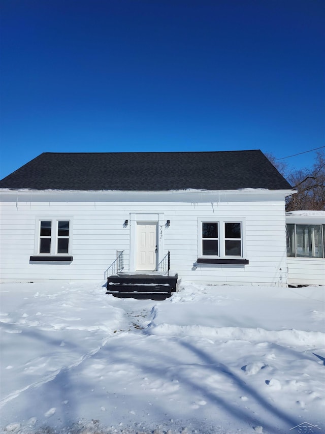 view of front of home