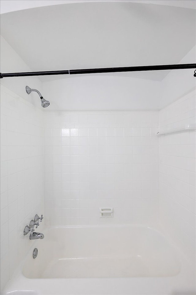 full bathroom with tub / shower combination