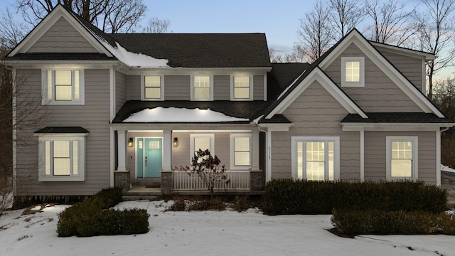 view of front facade with a porch