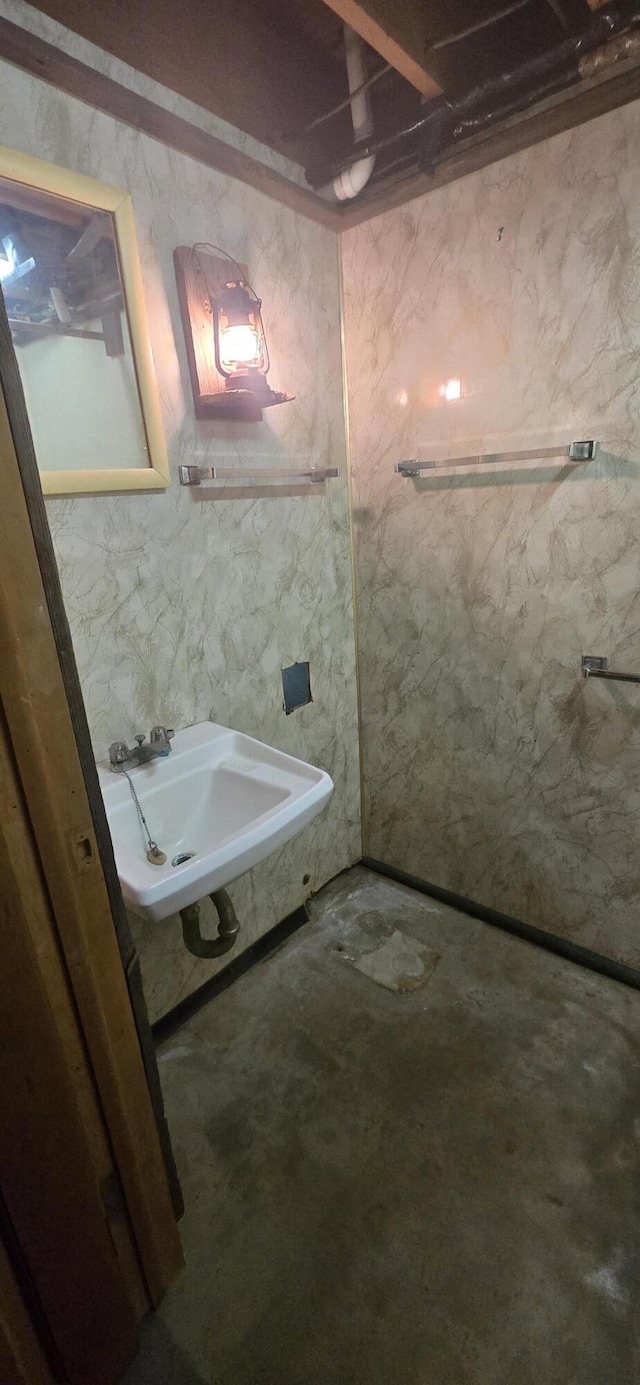 bathroom with a sink