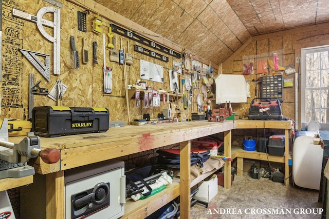 view of storage room