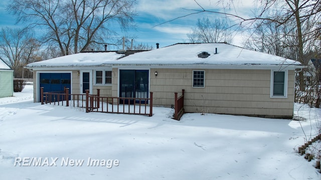 view of front of home featuring an attached garage