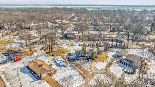 bird's eye view featuring a residential view