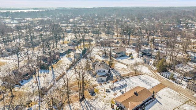 drone / aerial view featuring a residential view