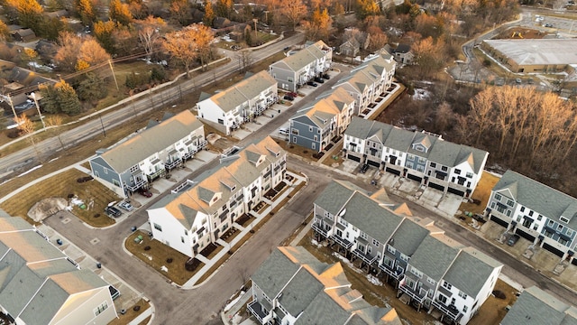 birds eye view of property featuring a residential view