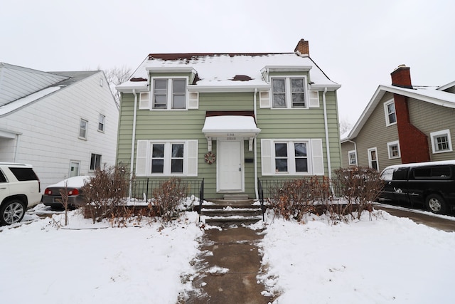 view of front of property