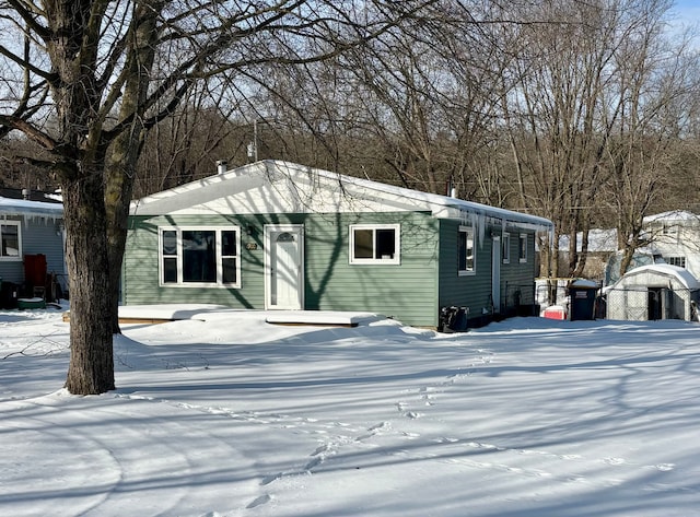 view of front of home