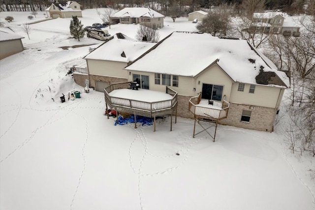 3912 Alex Ct, Oxford, MI 48371 - view of snowy aerial view