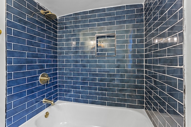 bathroom featuring shower / bathtub combination