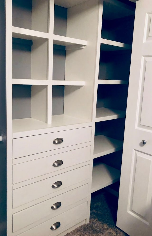 view of closet