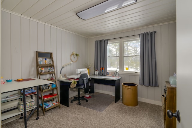 7214 S M 66, Mancelona, MI 49659 - view of carpeted home office