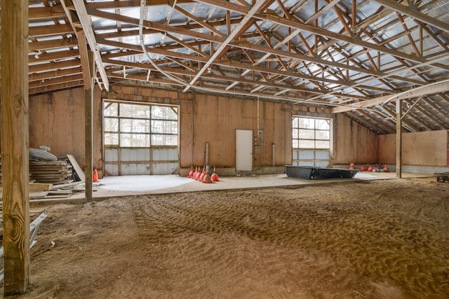 7214 S M 66, Mancelona, MI 49659 - misc room with lofted ceiling