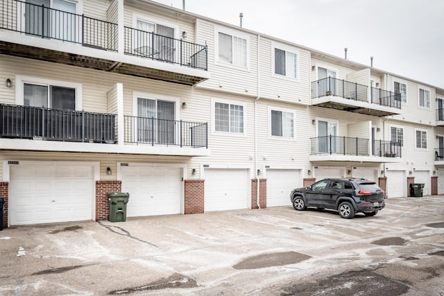 view of property with an attached garage