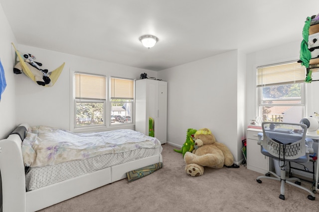 bedroom featuring carpet floors