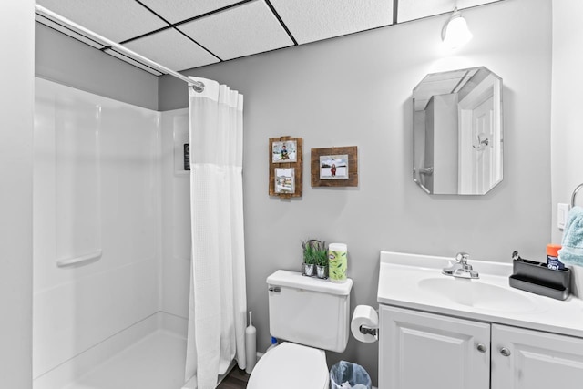 5235 Lahring Rd, Linden, MI 48451 - full bath featuring vanity, toilet, and a shower stall