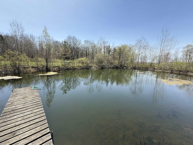 5235 Lahring Rd, Linden, MI 48451 - view of dock featuring a water view