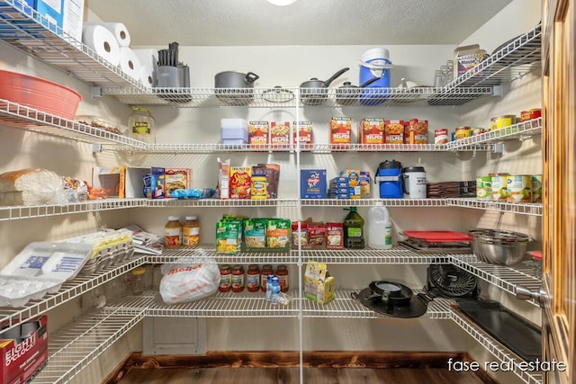 view of pantry