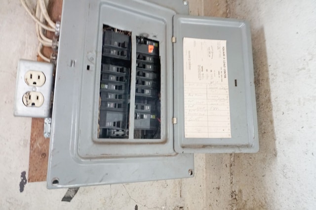 utilities with electric panel