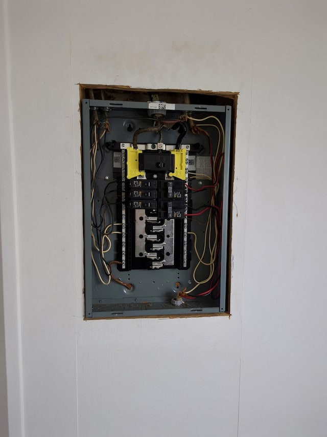 225 E Home St, Edmore, MI 48829 - utility room with electric panel