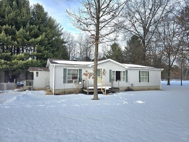 view of manufactured / mobile home