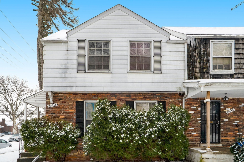 20248 Regent Dr, Detroit, MI 48205 - view of front of property with brick siding