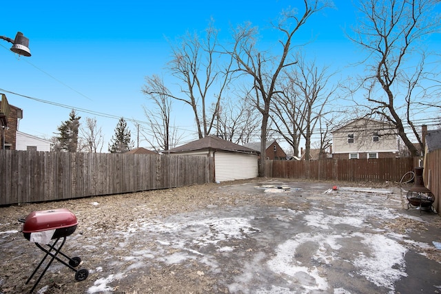 16636 Sorrento St, Detroit, MI 48235 - view of yard featuring a fenced backyard
