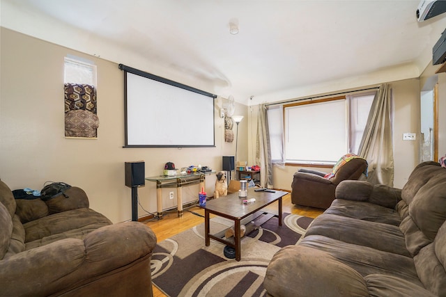 14927 Fairmount Dr, Detroit, MI 48205 - home theater with light wood-style flooring