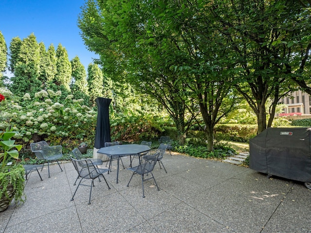 300 Warren Ct, Birmingham, MI 48009 - view of patio featuring outdoor dining space