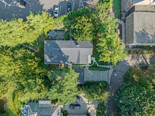 300 Warren Ct, Birmingham, MI 48009 - aerial view of property and surrounding area