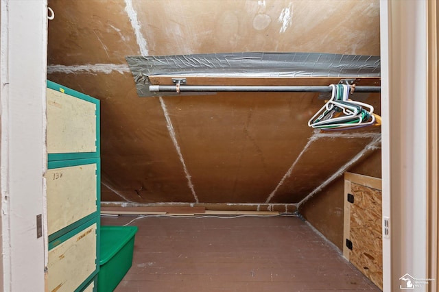 view of storage room