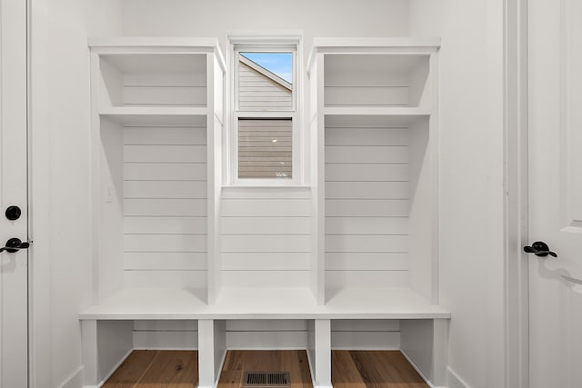 mudroom with visible vents