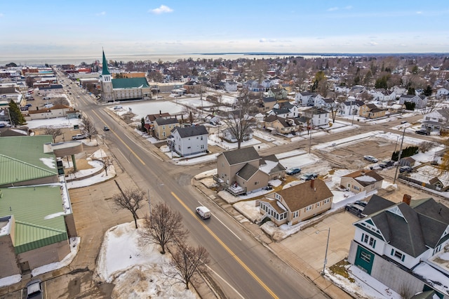 birds eye view of property featuring a residential view