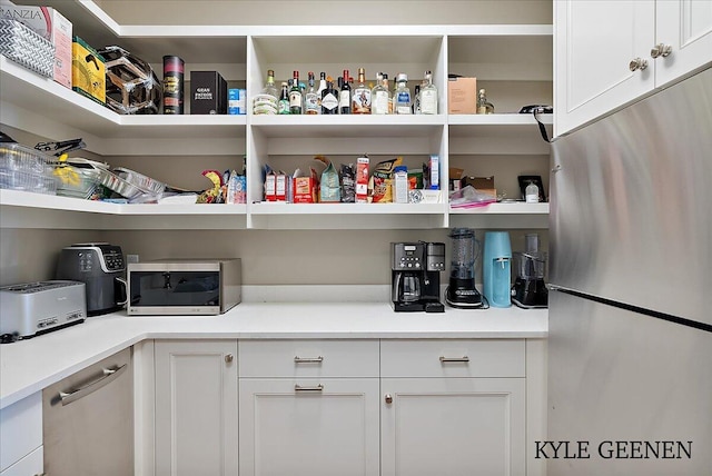 view of pantry