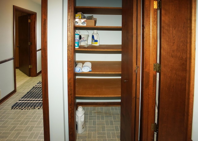 view of pantry